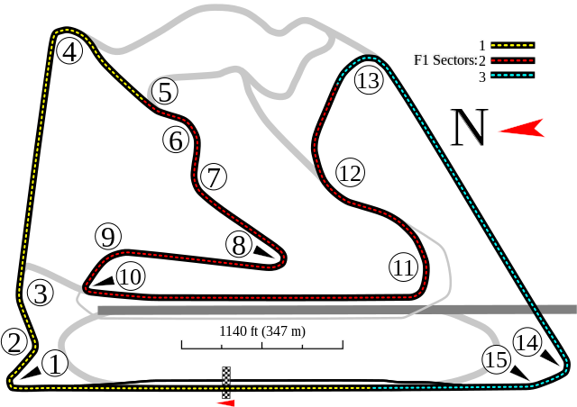 Formula One schedule Bahrain Grand Prix